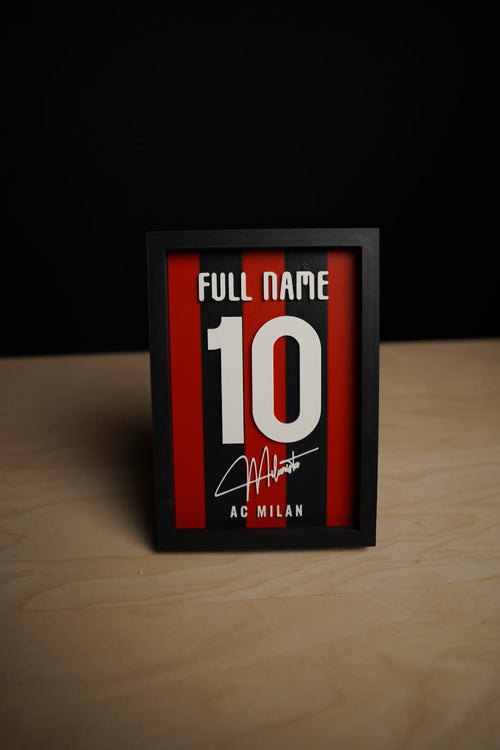 AC Milan Jersey Frame — PressPrint design photo