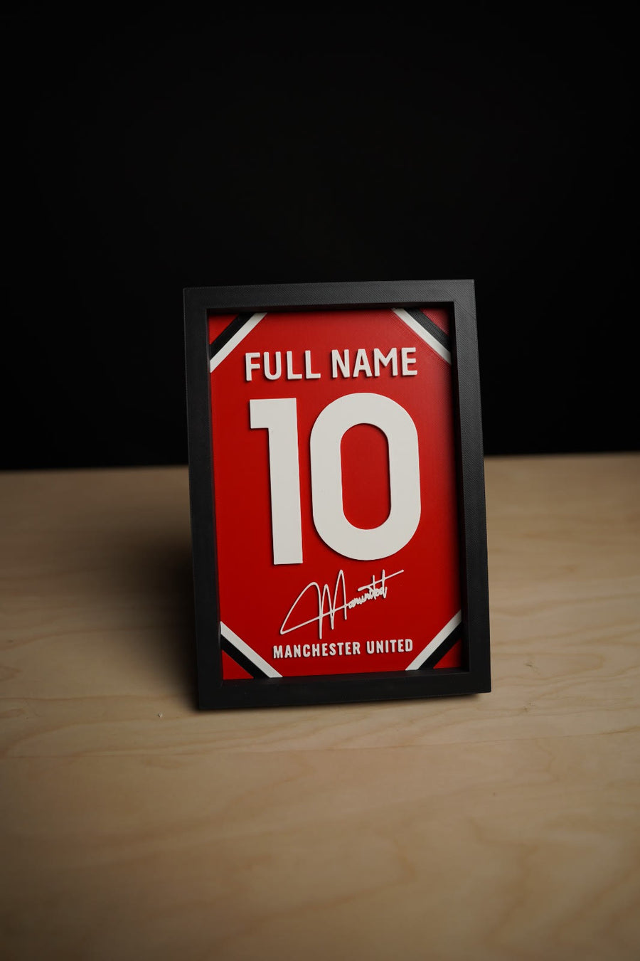 Manchester United Jersey Frame — PressPrint design photo