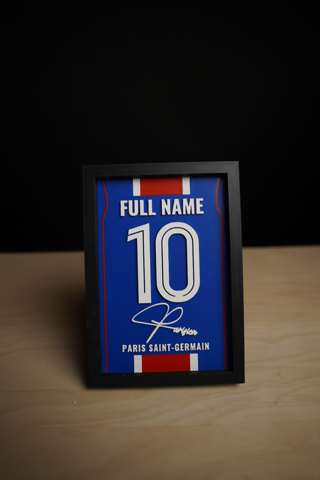 Paris Saint-Germain Jersey Frame — PressPrint design photo