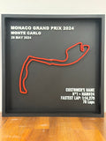Custom F1 Circuit Display Frame — Monaco Grand Prix