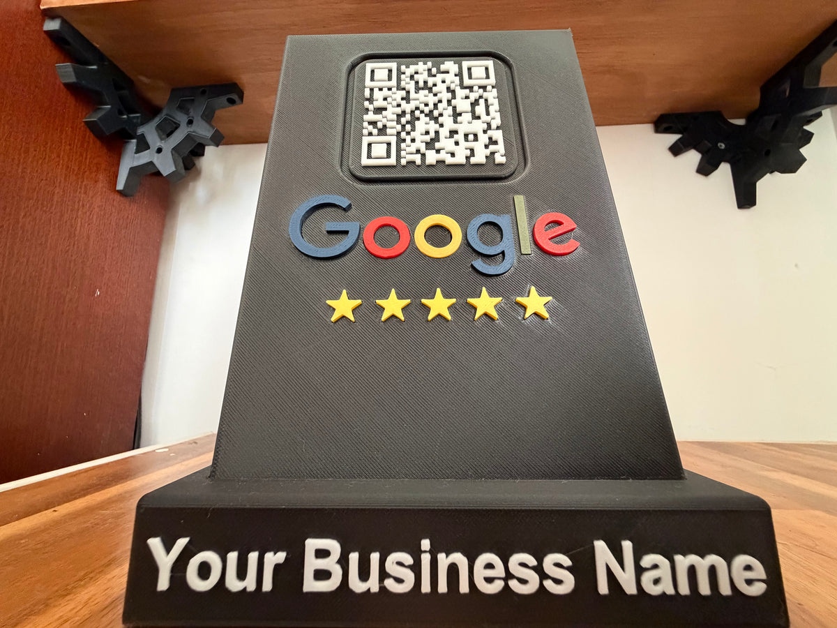 Google review stand